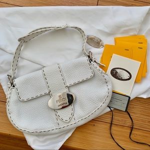 💥FENDI EUC SELLERIA ROMANO 925 SILVER MEDALLIONS